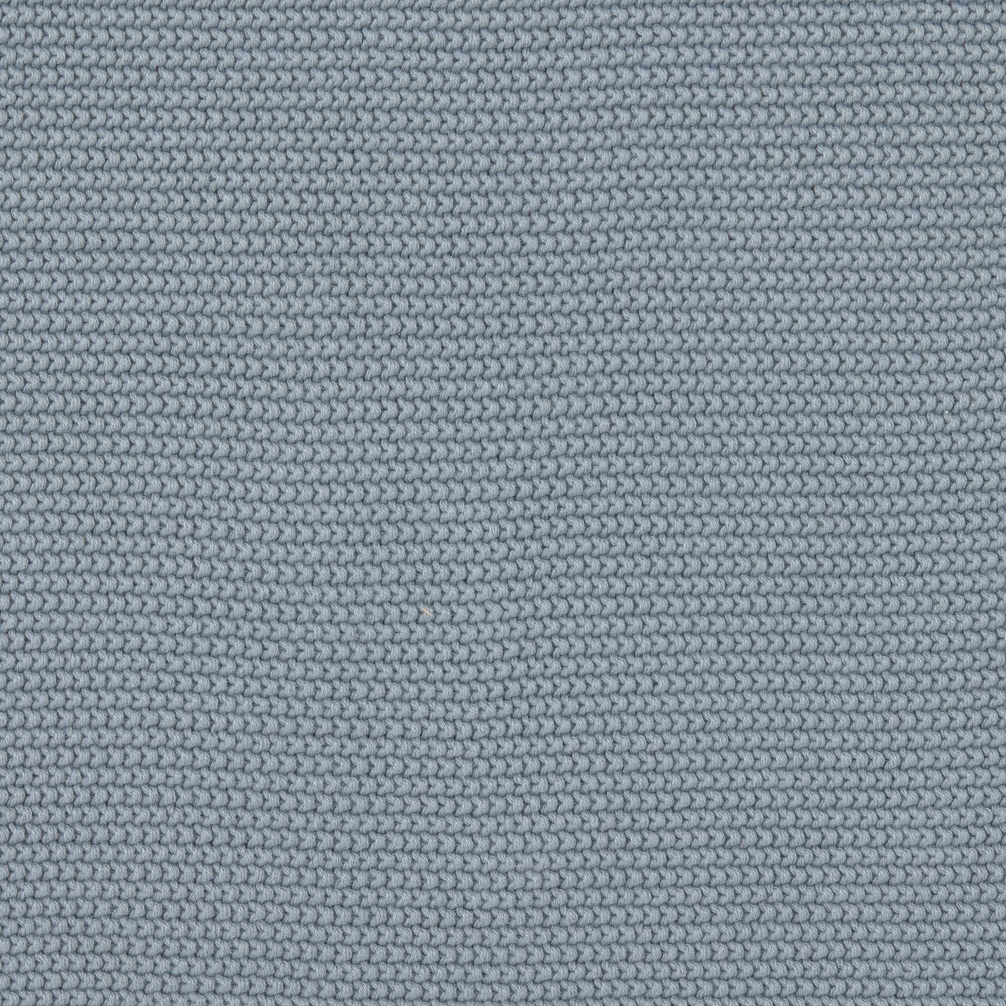 Lassig Knitted Blanket GOTS for Baby Seat, 78 x 78 cm - light blue