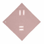 Lassig Knitted Blanket GOTS for Baby Seat, 78 x 78 cm - dusky pink