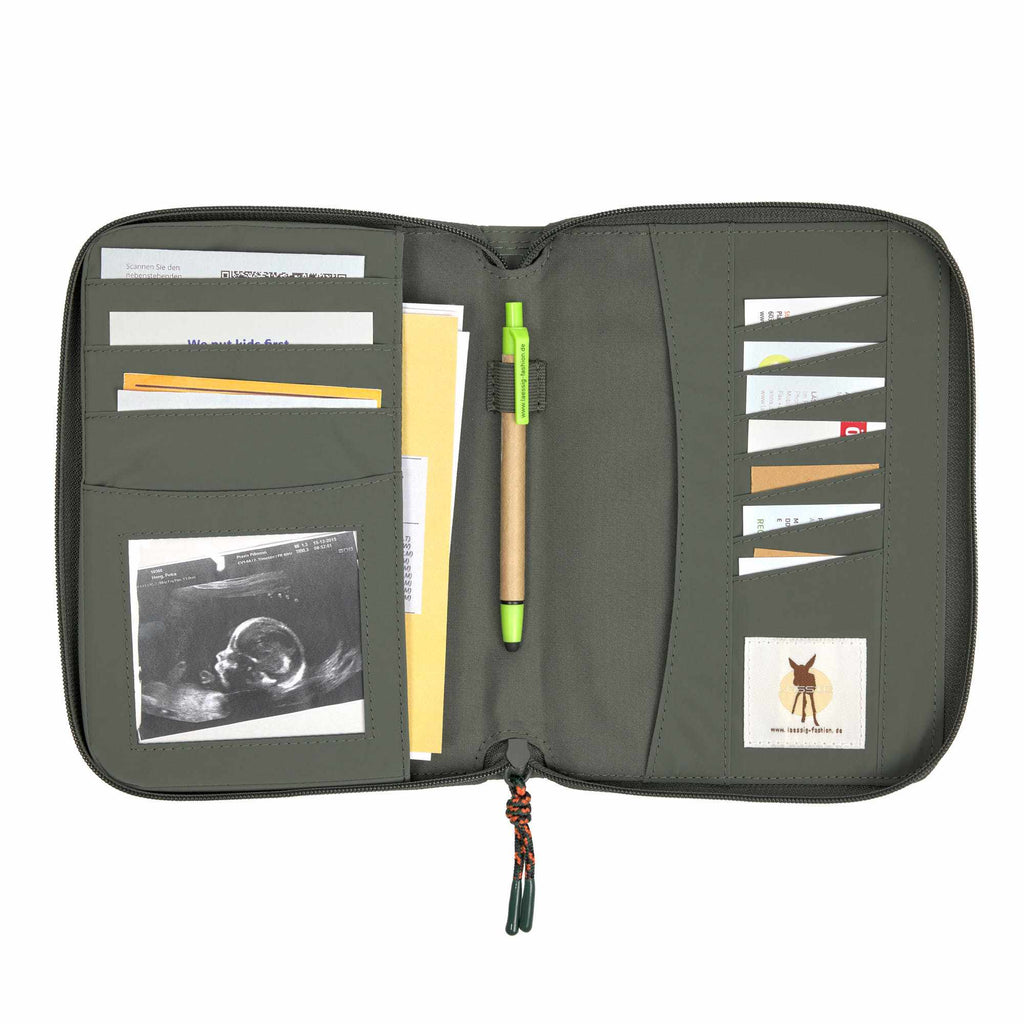 Lassig CAS Document Pouch - Olive