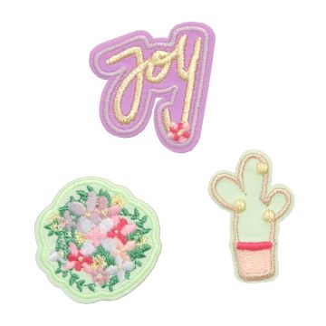 Lassig BOLD Match Textile Sticker - Joy purple