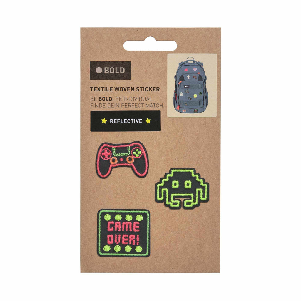 Lassig BOLD Match Textile Sticker - Gaming