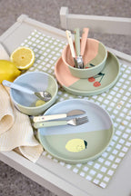 Lassig Cutlery with Silicone Handle 3 pcs - Happy Fruits Cherry