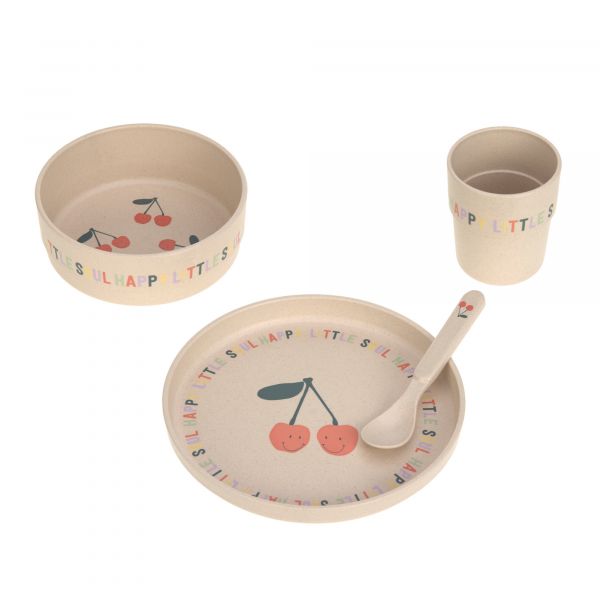 Lassig Dish Set PP/Cellulose - Happy Fruits Cherry
