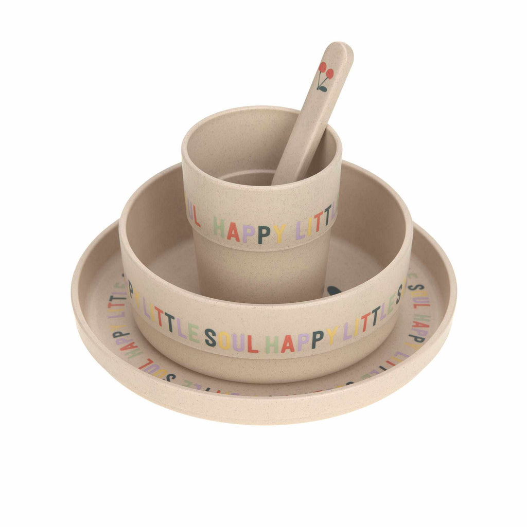 Lassig Dish Set PP/Cellulose - Happy Fruits Cherry
