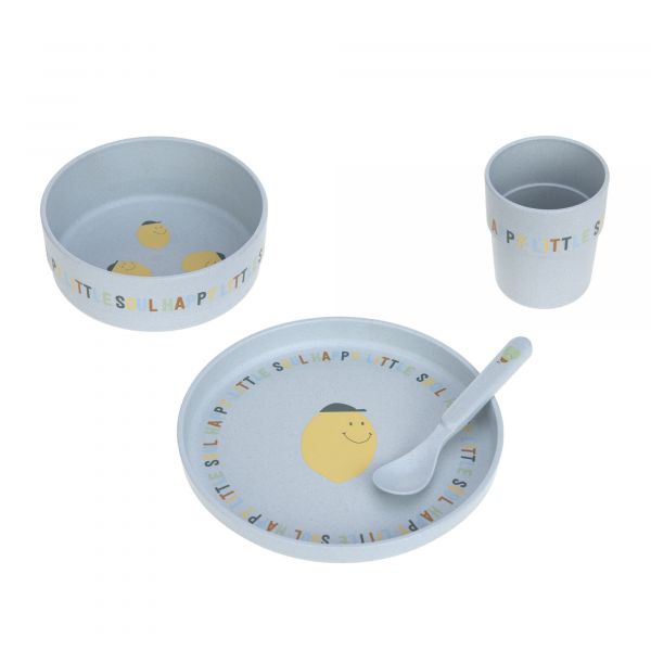 Lassig Dish Set PP/Cellulose - Happy Fruits Lemon