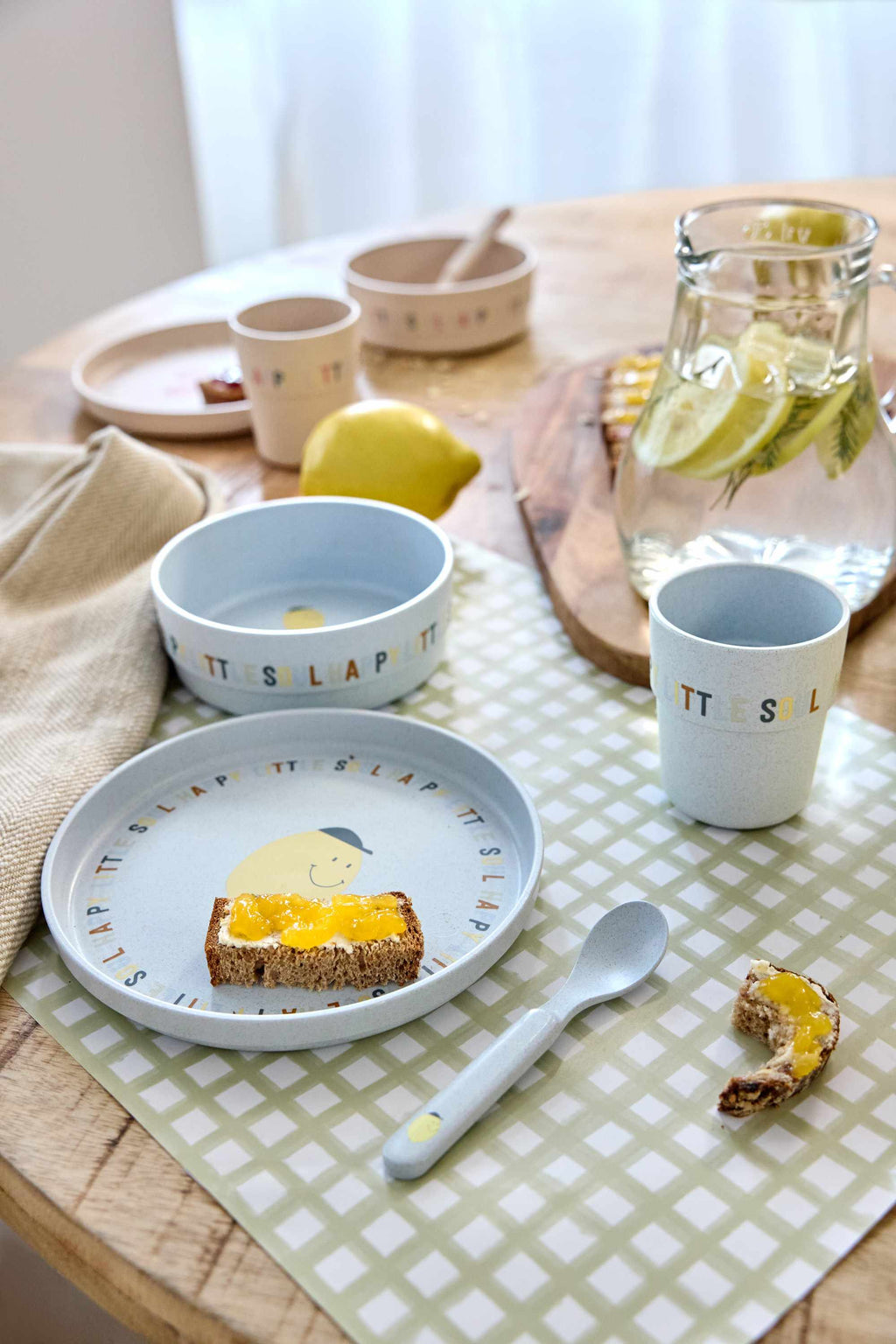 Lassig Dish Set PP/Cellulose - Happy Fruits Lemon