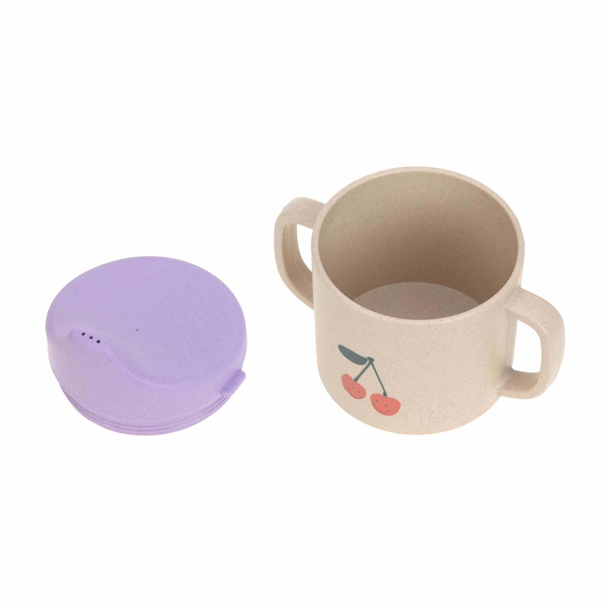 Lassig Sippy Cup PP/Cellulose - Happy Fruits Cherry