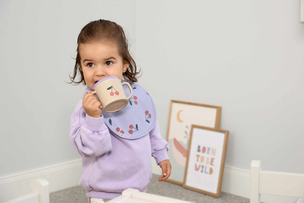 Lassig Sippy Cup PP/Cellulose - Happy Fruits Cherry