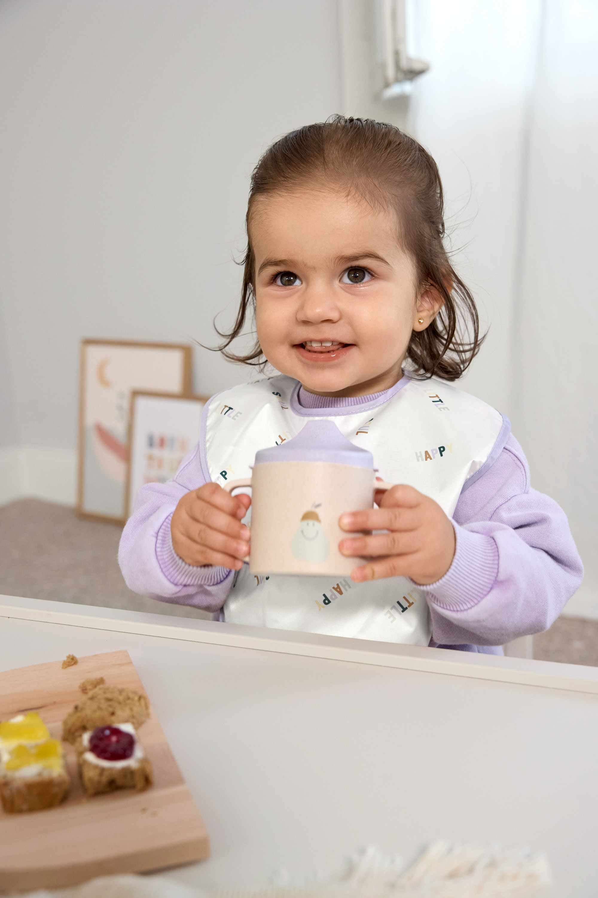 Lassig Sippy Cup PP/Cellulose - Happy Fruits Cherry