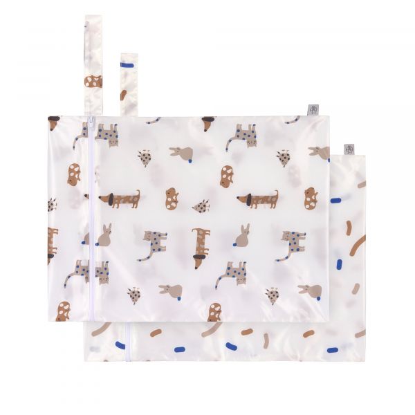 Lassig Wet Bag 2 pcs - Little Mateys royal blue