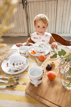 Lassig Dish Set Porcelain/Silicone - Little Mateys spicy orange
