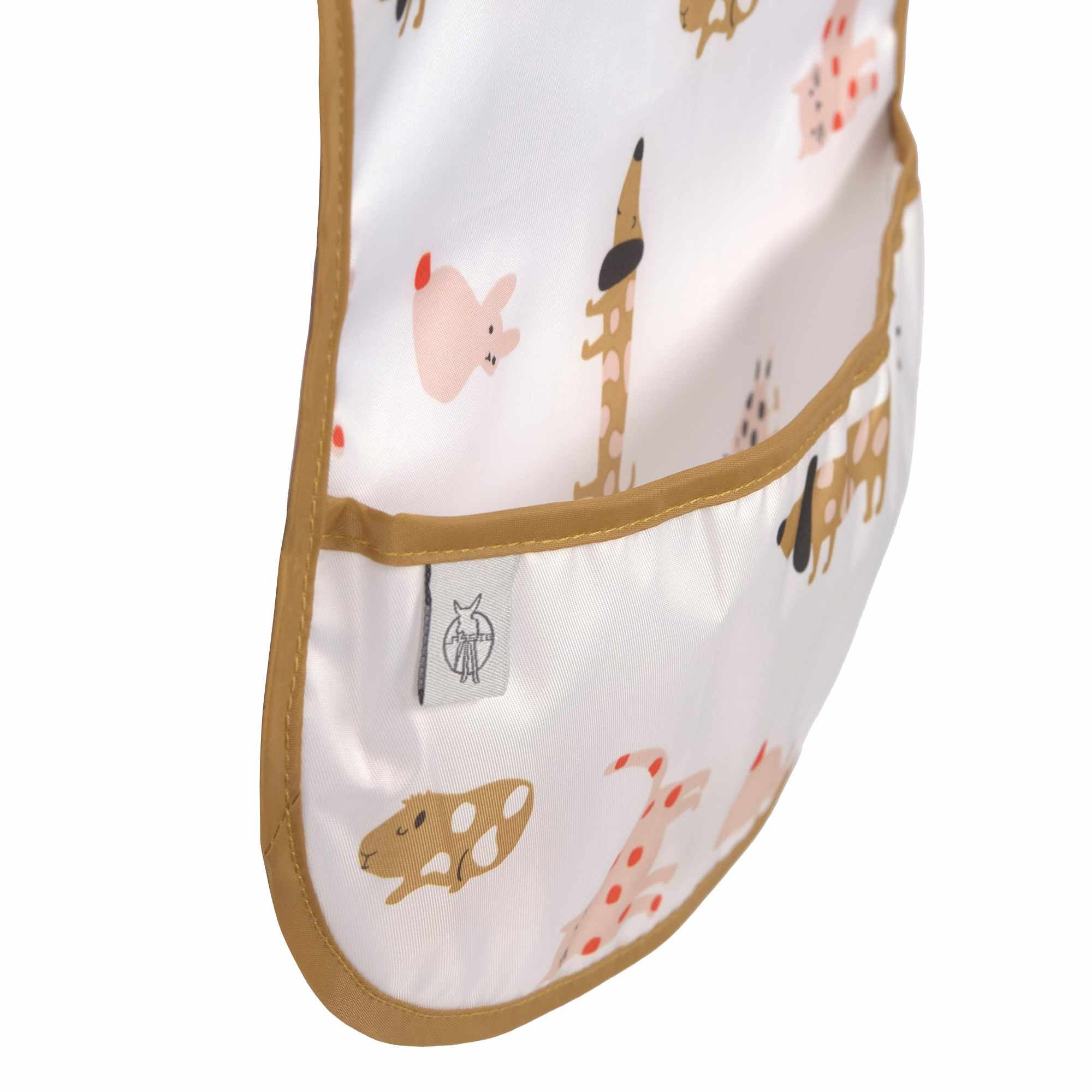 Lassig Lightweight Bib 2 pcs 06-24 months Little Mateys spicy orange