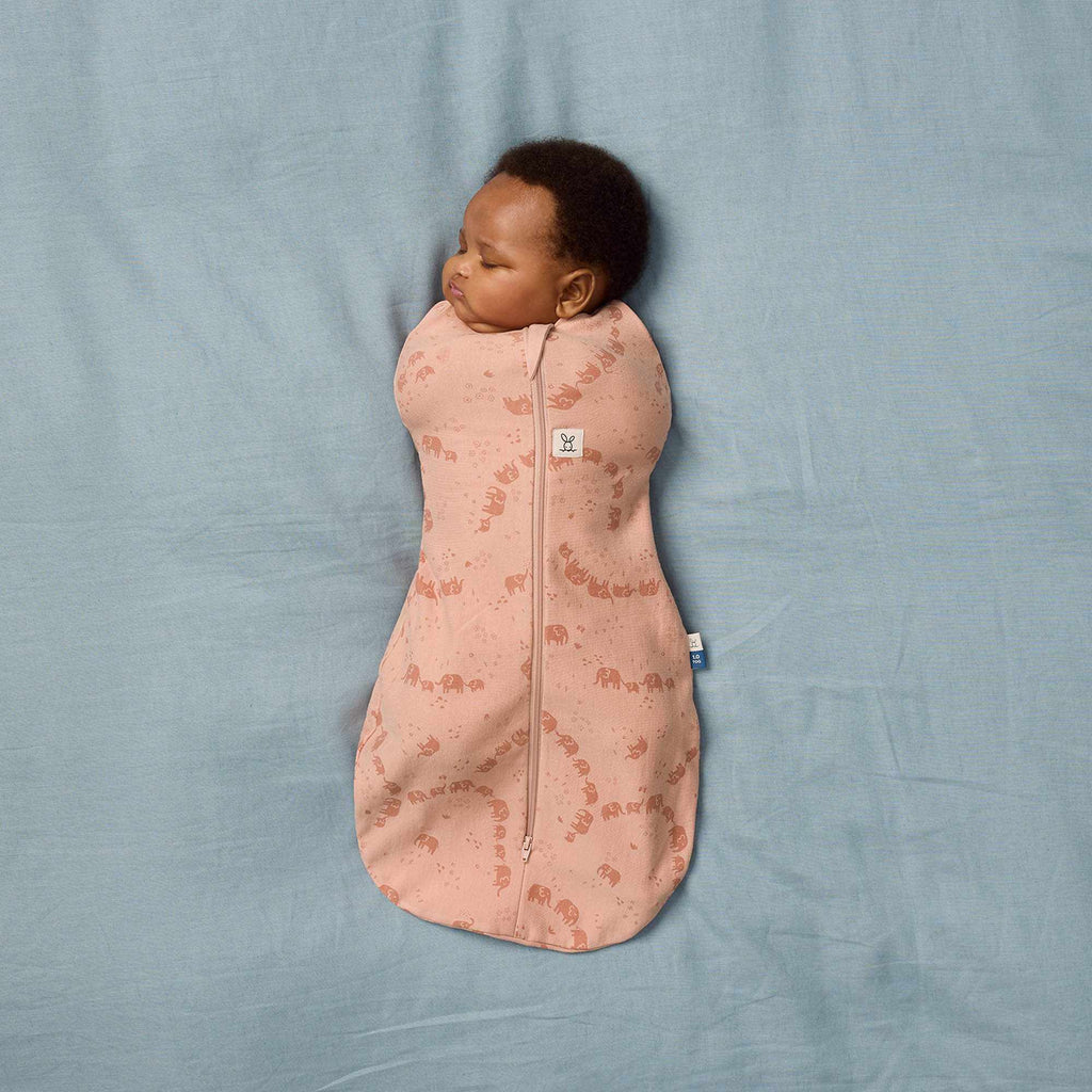 ergoPouch Cocoon Swaddle Bag – TOG 1.0 – Elephant Parade