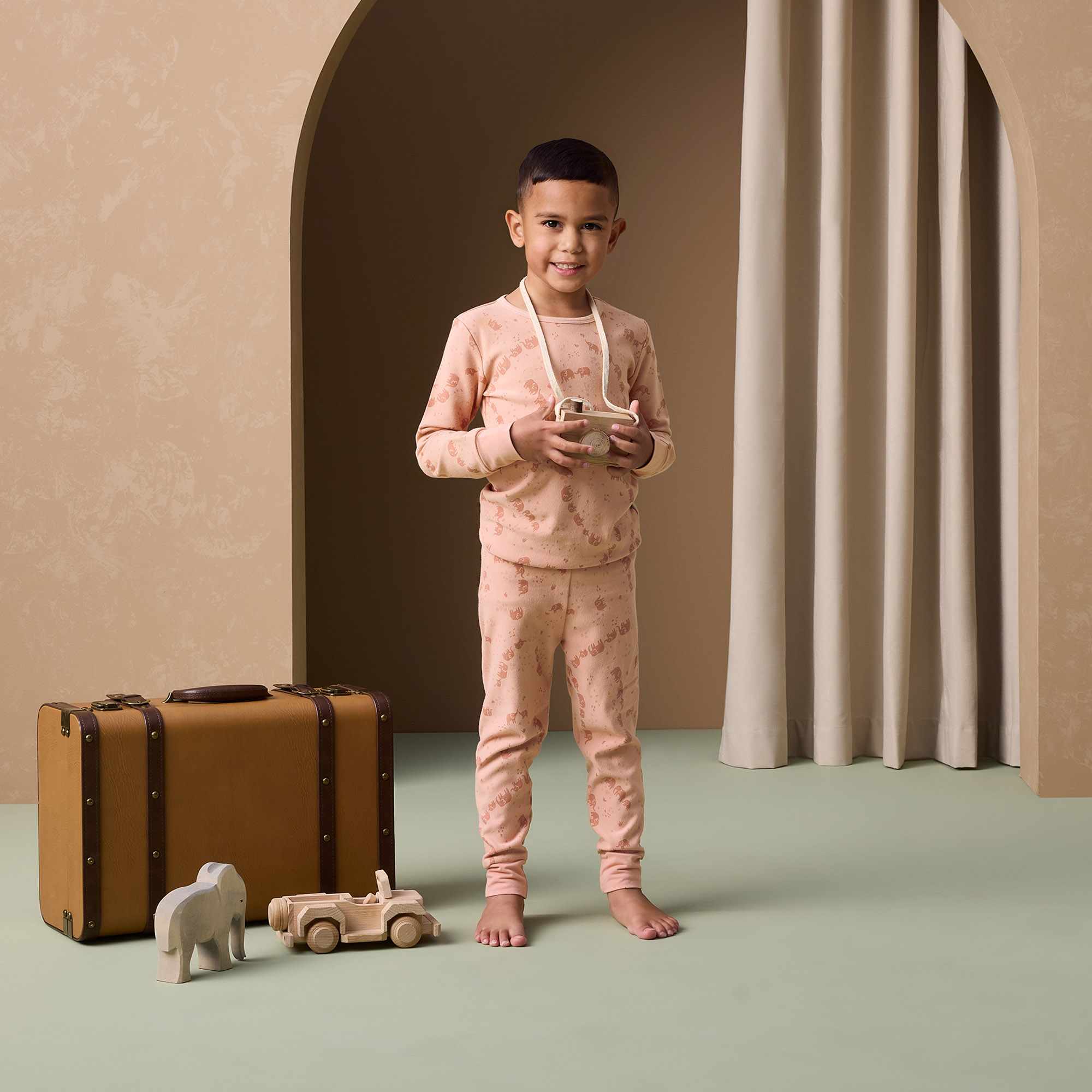 ergoPouch Long Sleeves Pyjama’s – TOG 1.0 – Elephant Parade