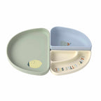 Lassig Silicone Section Dish Set 3 pcs Happy Fruits Lemon