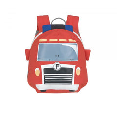 Lassig Tiny Backpack Tiny Drivers - Fire Engine