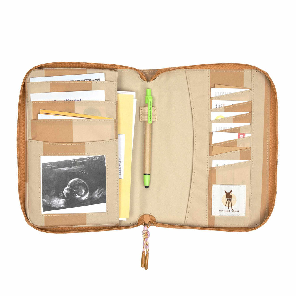 Lassig CAS Document Pouch - beige/camel