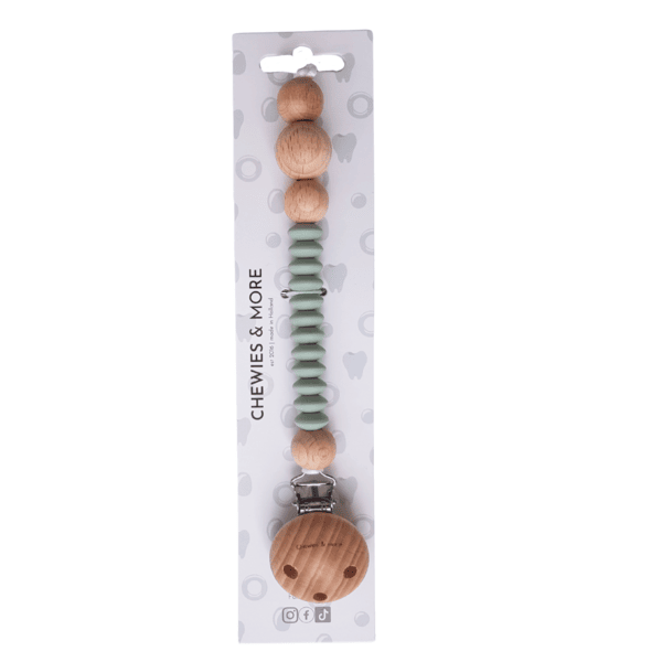Chewies and More Lentil Clip Silicone Beads - Sage