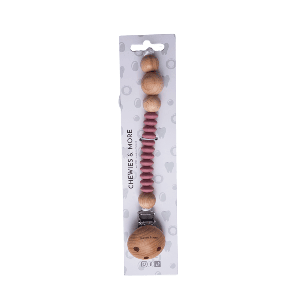 Chewies and More Lentil Clip Silicone Beads - Blush