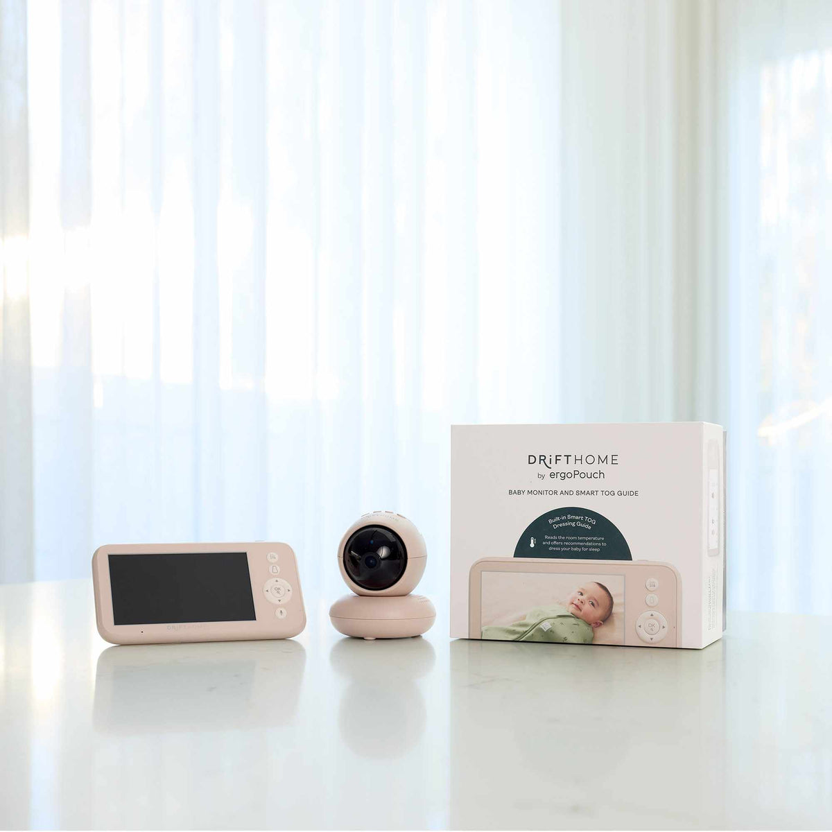 ergoPouch Drift Home Baby Monitor and Smart TOG Guide