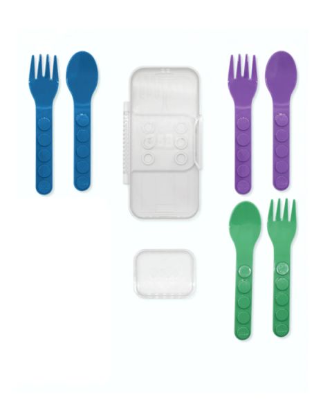 GoBe Fork & Spoon 6 Pc Utensil Bundle