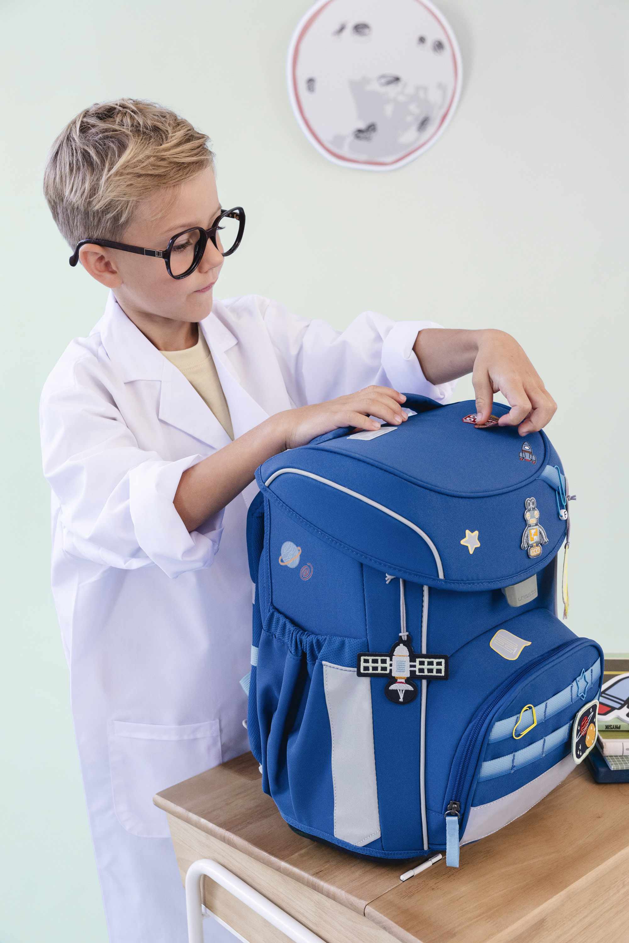 Lassig School Set Slim Unique - Dark Blue