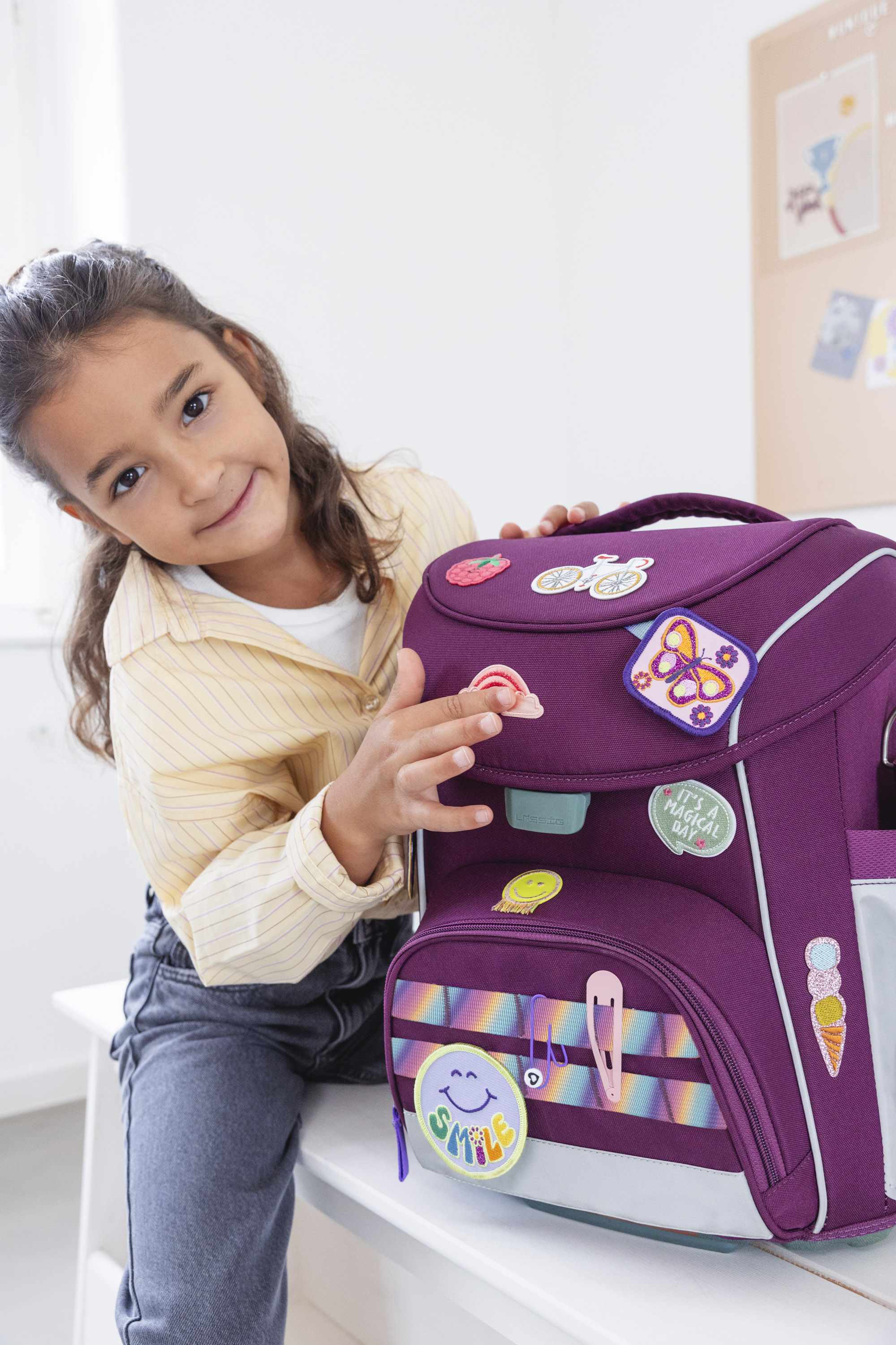 Lassig School Set Slim Unique - Lilac