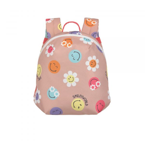 Lassig Tiny Backpack - SmileyWorld® - Dusty rose