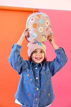 Lassig Tiny Backpack - SmileyWorld® - Dusty rose