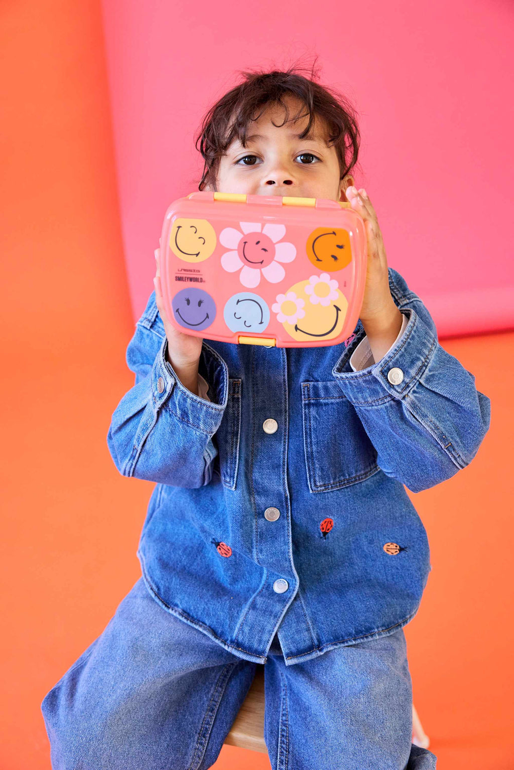 Lassig Lunchbox - SmileyWorld® - Dusty rose