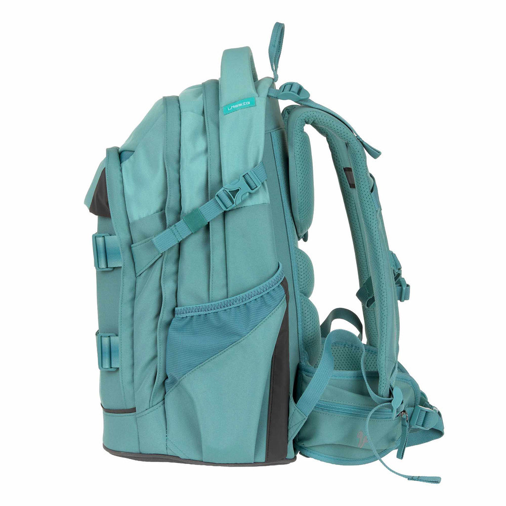 Lassig School Backpack - Bold Origin - Aqua Blue