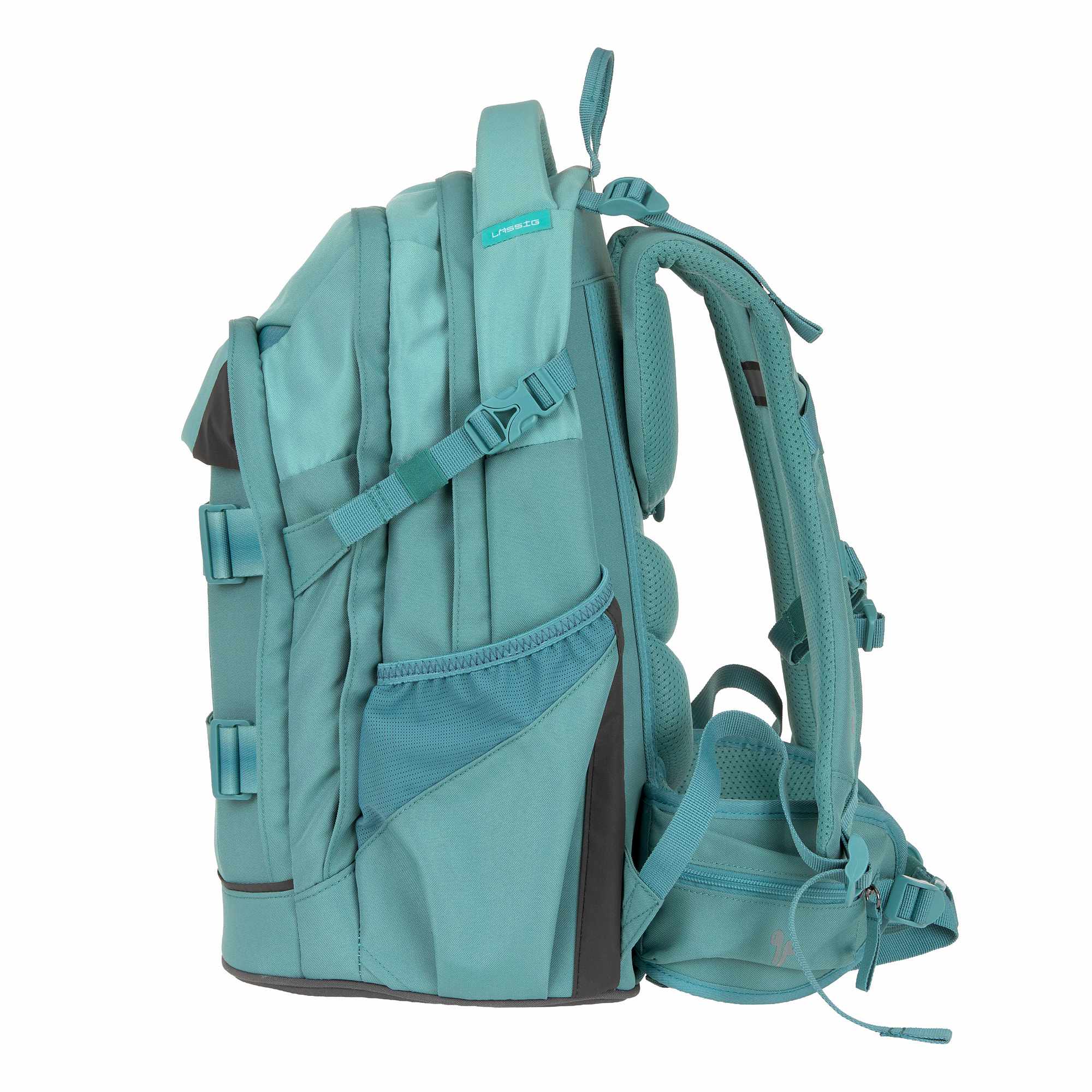 Lassig School Backpack - Bold Origin - Aqua Blue