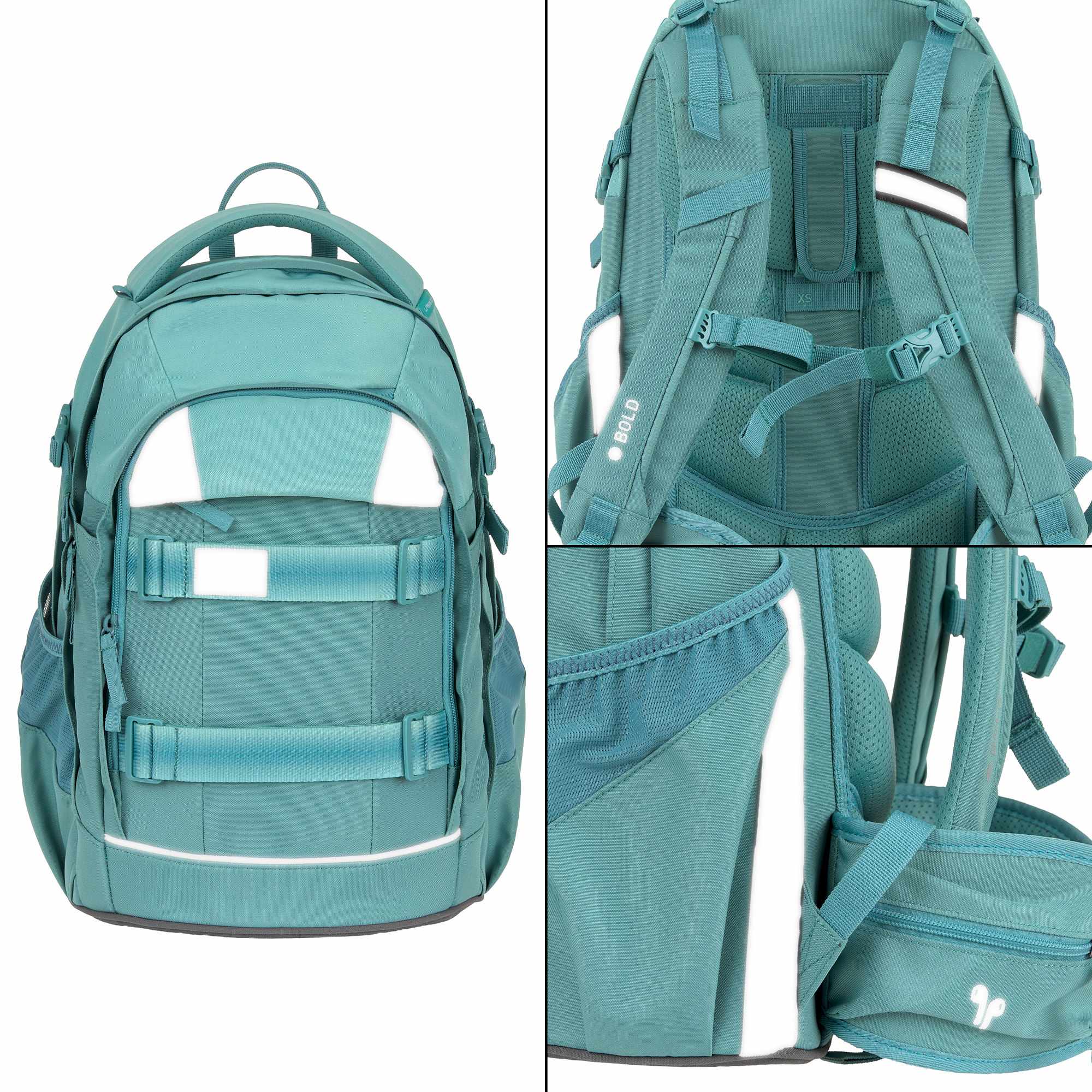 Lassig School Backpack - Bold Origin - Aqua Blue
