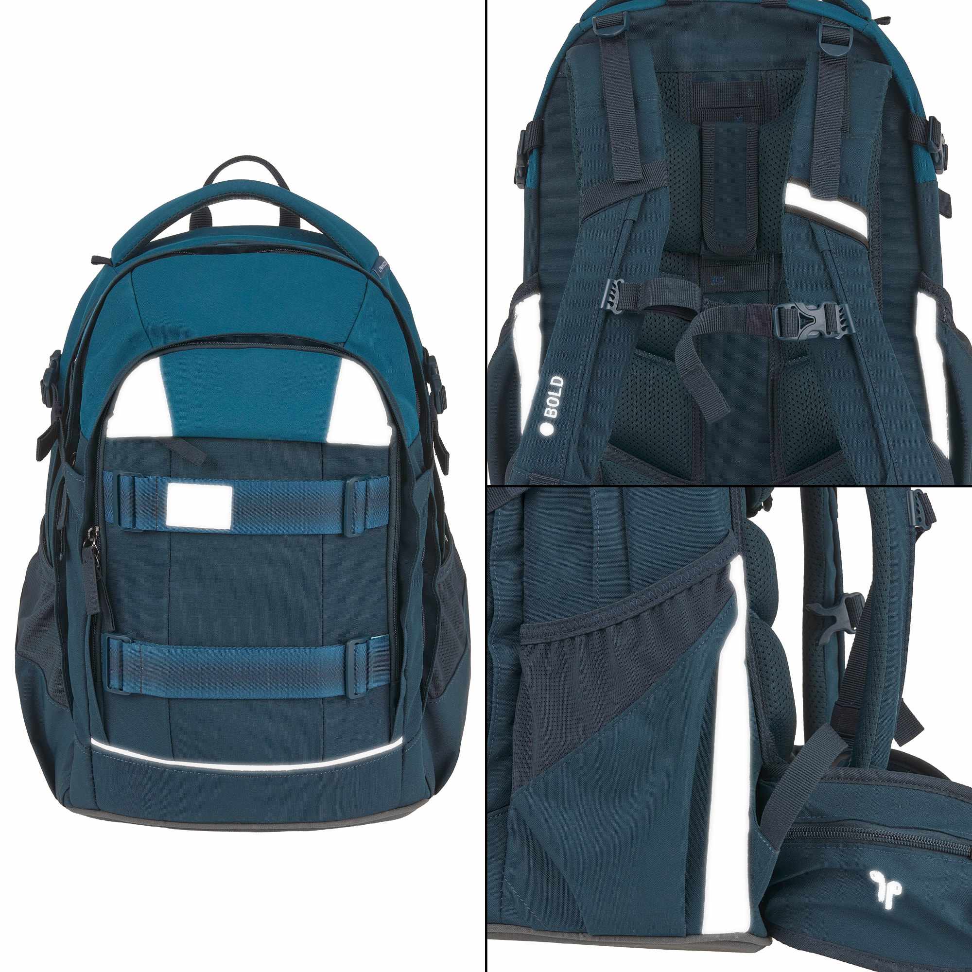 Lassig School Backpack Origin Bold - Dark Blue