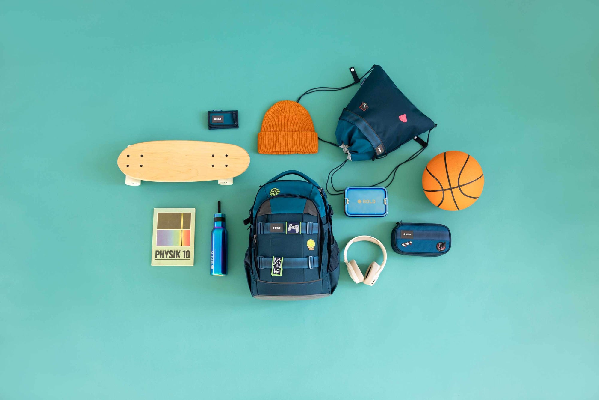 Lassig School Backpack Origin Bold - Dark Blue