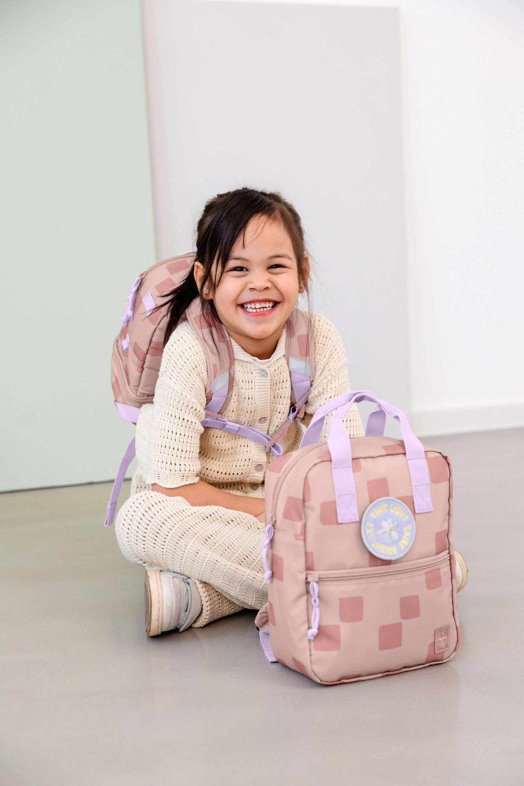 Lassig Mini Square Backpack - Pattern Party – rose