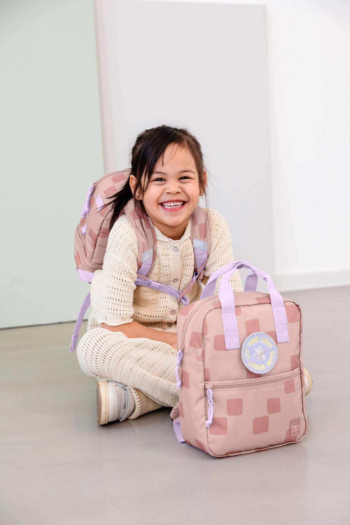 Lassig Mini Square Backpack - Pattern Party – rose