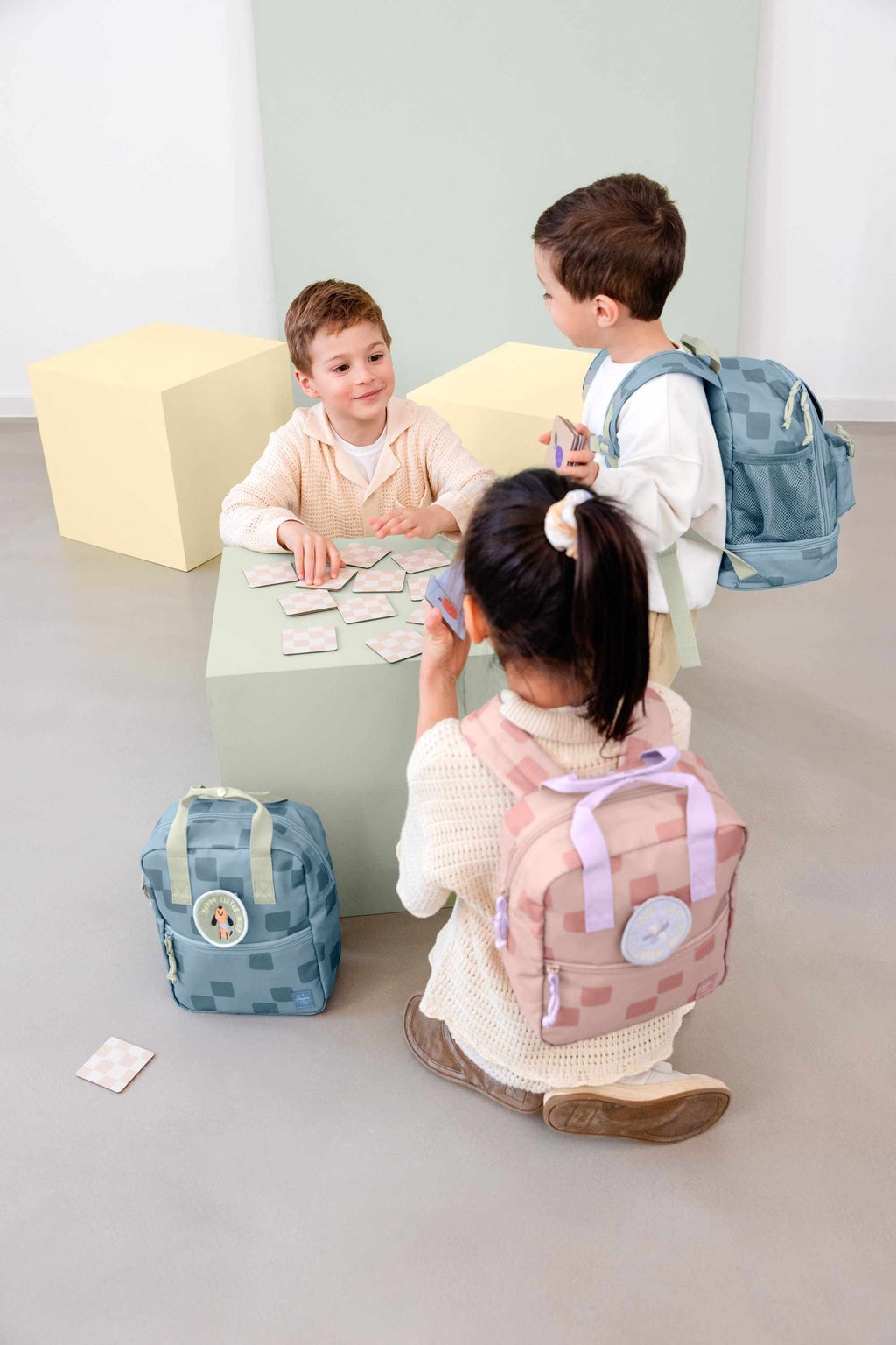 Lassig Mini Square Backpack - Pattern Party – rose