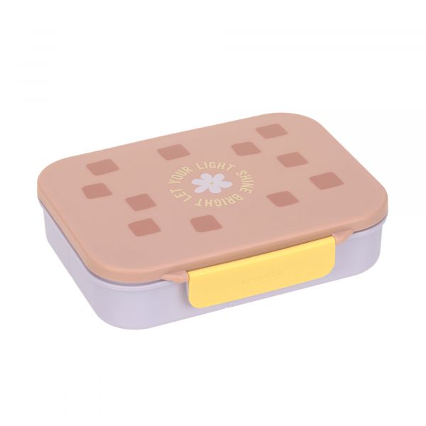 Lassig Bento-Lunchbox Pattern Party - rose/lilac