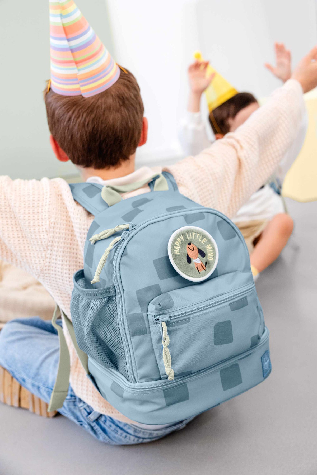 Lassig Mini Backpack - Pattern Party - Blue