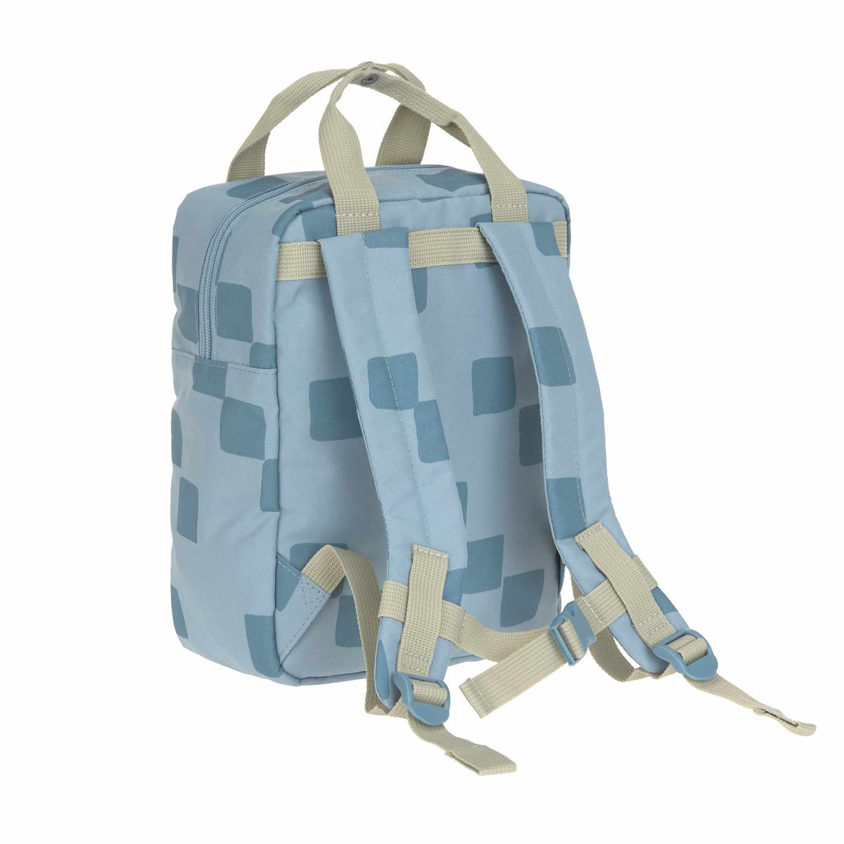 Lassig Mini Square Backpack - Pattern Party – Blue