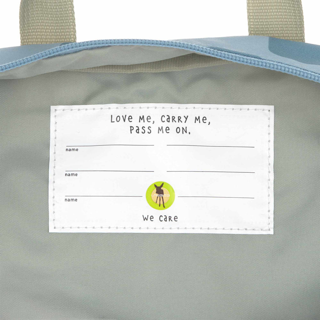 Lassig Mini Square Backpack - Pattern Party – Blue