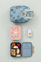 Lassig Mini Square Backpack - Pattern Party – Blue