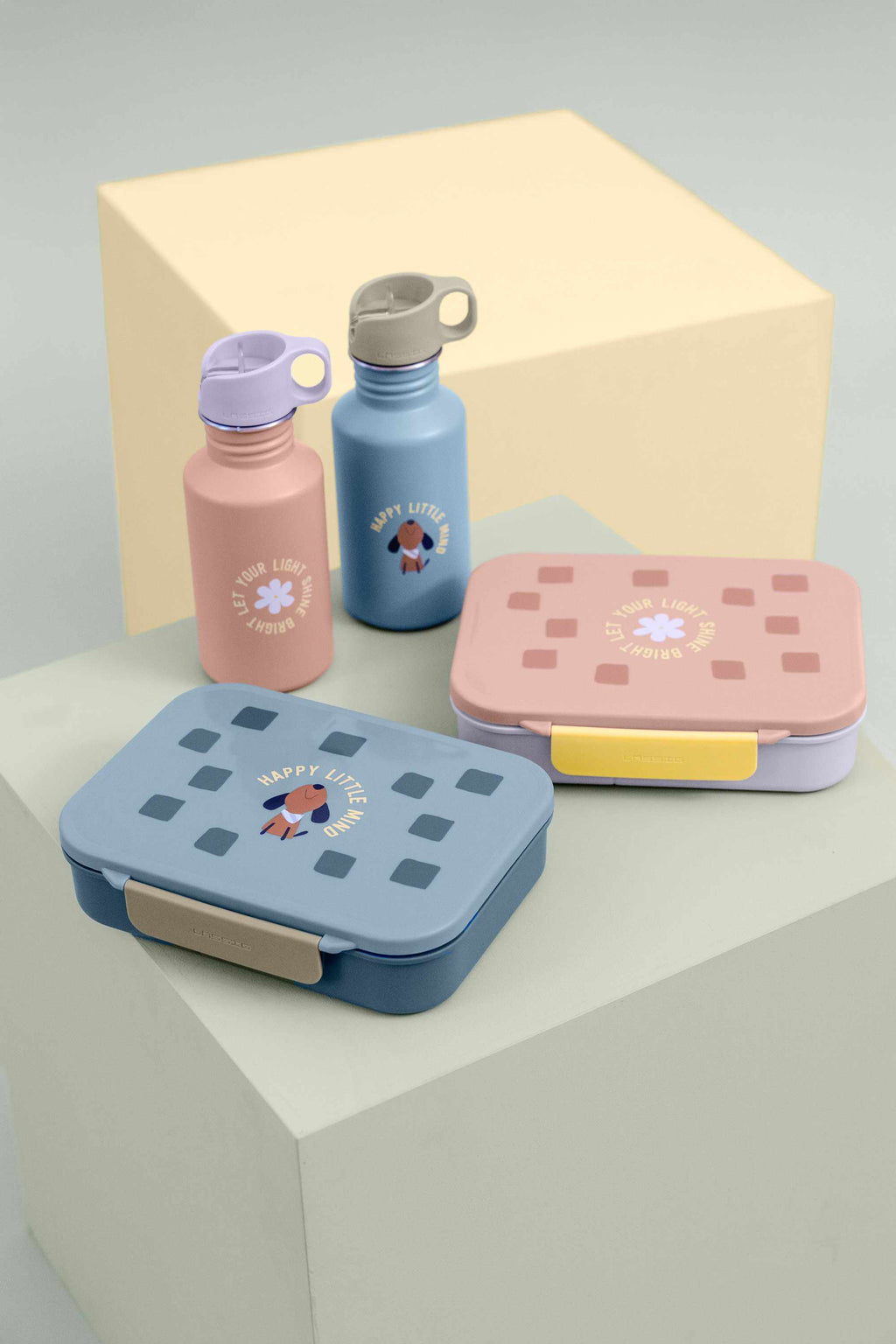 Lassig Bento Lunch Box – Pattern Party Collection -blue