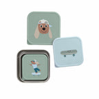 Lassig Stainless Steel Snack Boxes, Set of 3 – Tiny Team Dog