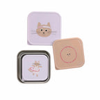 Lassig Stainless Steel Snack Boxes, Set of 3 – Tiny Team Cat