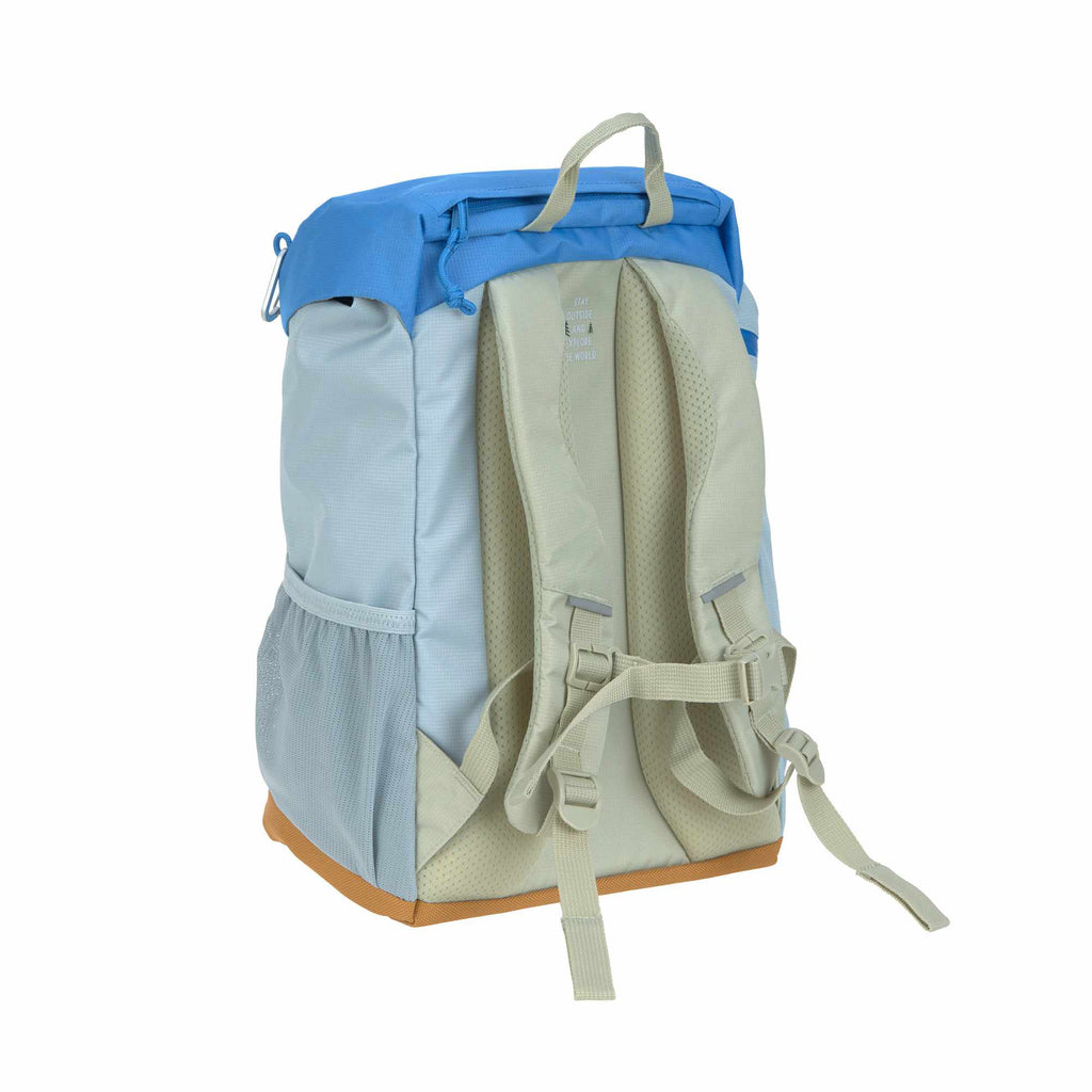 Lassig Big Outdoor Backpack – Sunny Explorer Collection - green/blue