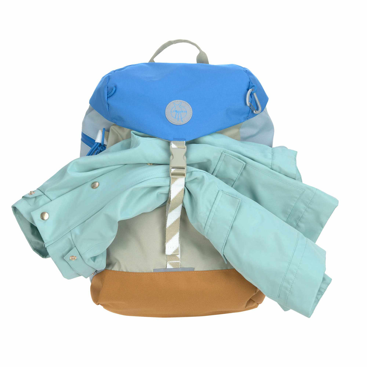 Lassig Big Outdoor Backpack – Sunny Explorer Collection - green/blue