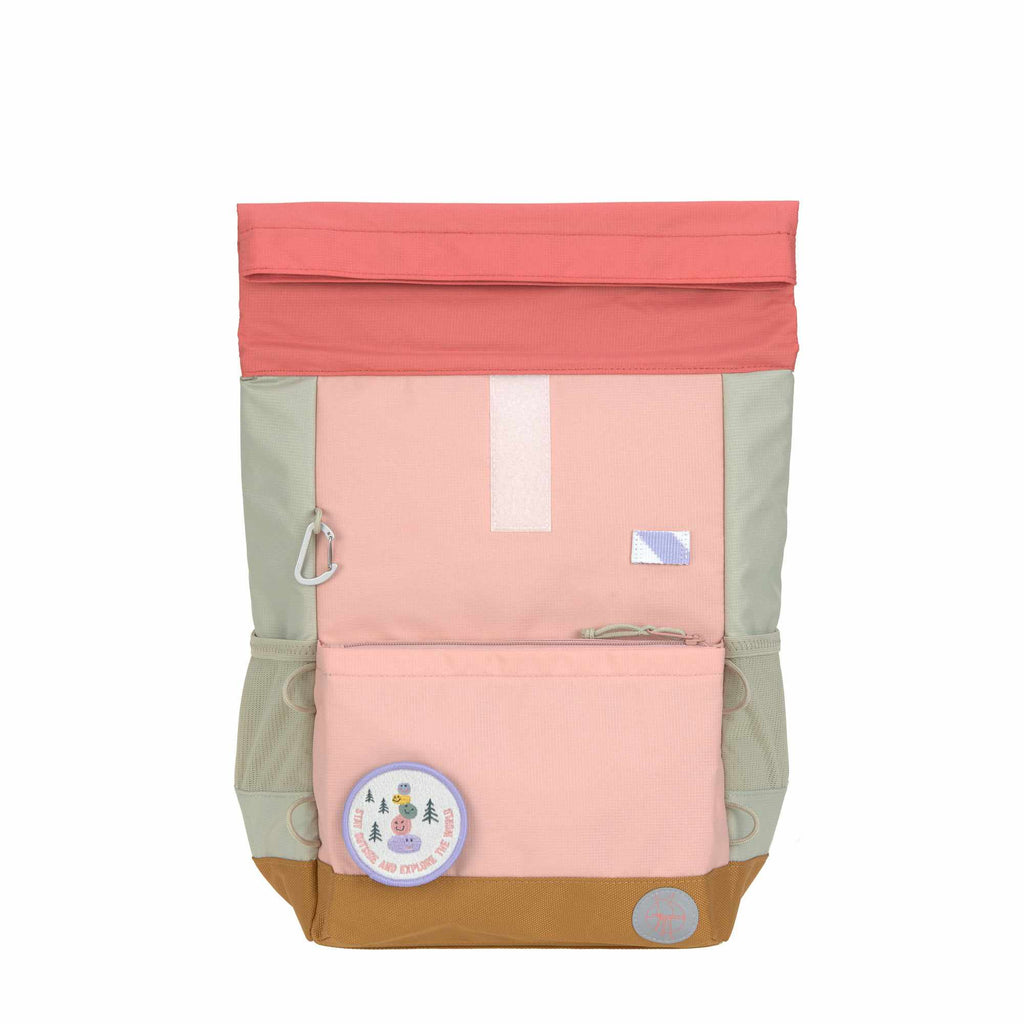 Lassig Medium Rolltop Backpack – Sunny Explorer Collection - rose/pink