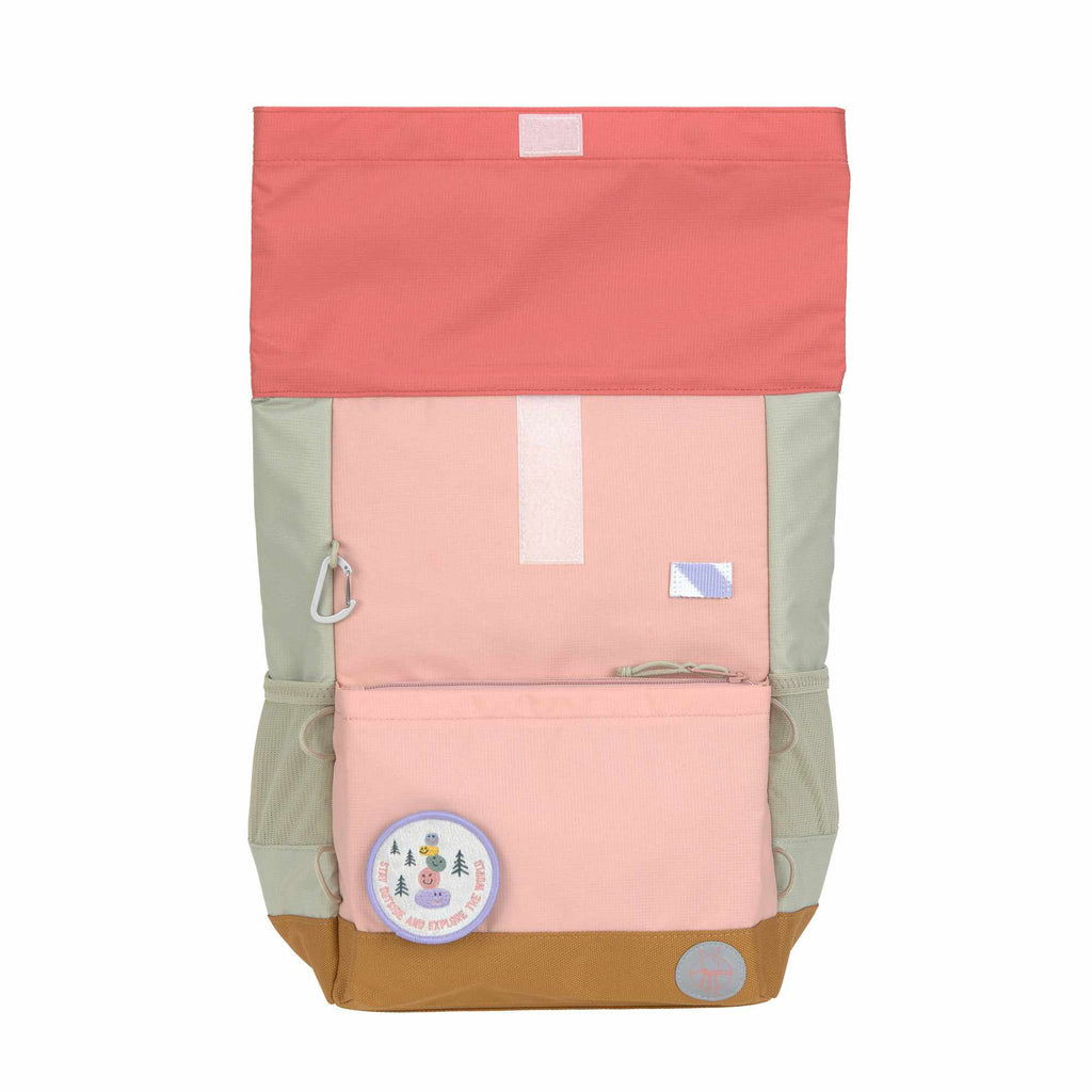 Lassig Medium Rolltop Backpack – Sunny Explorer Collection - rose/pink